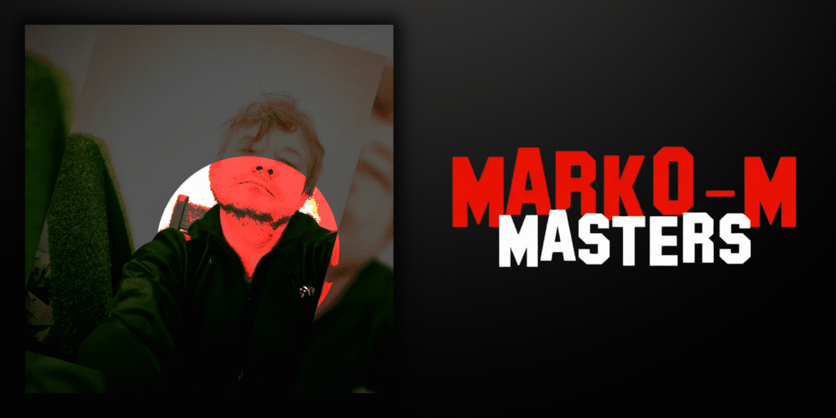 Marko-M’s “Masters” album cover art: raw, emotional, and authentic.